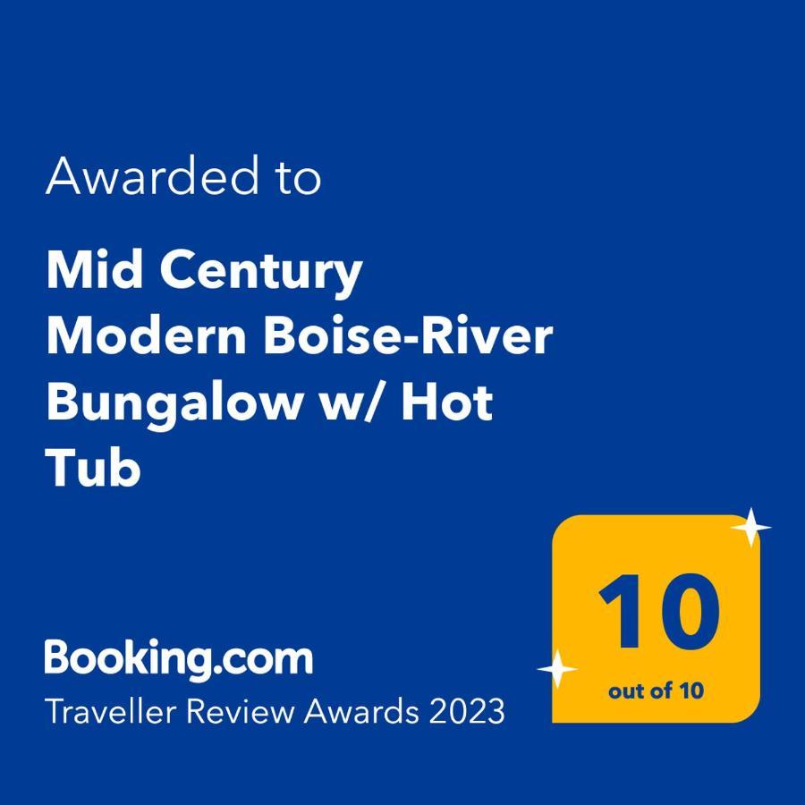 Mid Century Modern Boise-River Bungalow W/ Hot Tub Bagian luar foto